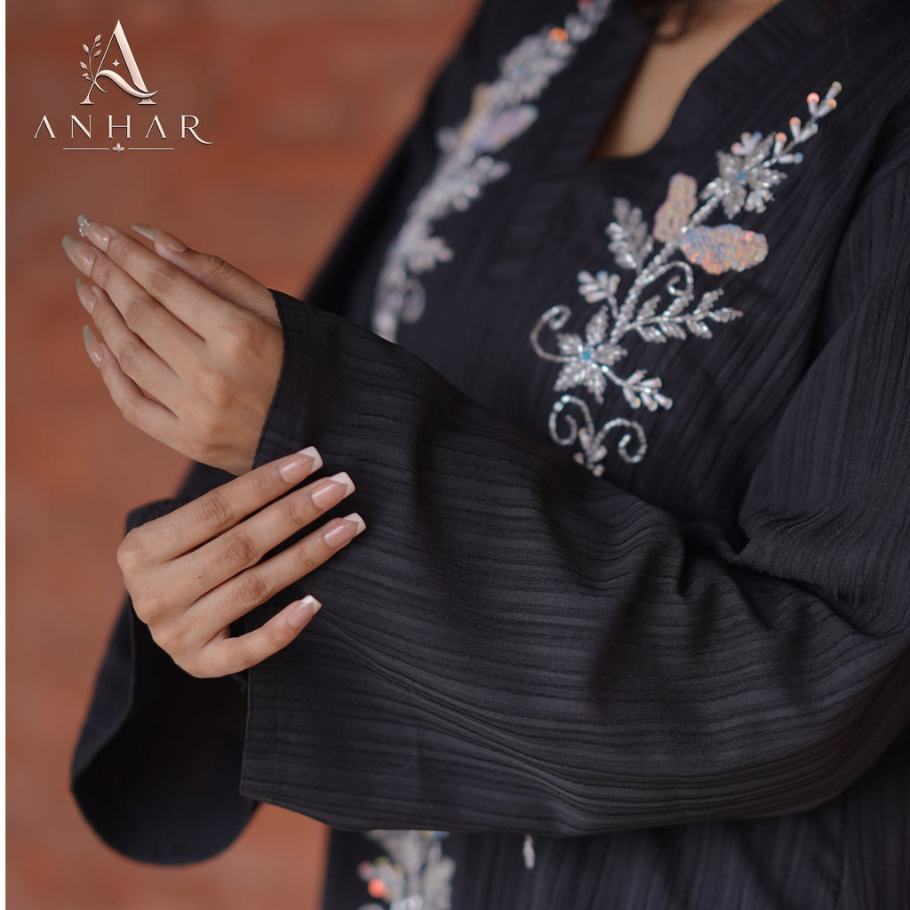 Neelanjona Premium Handwork 2-Piece - Black
