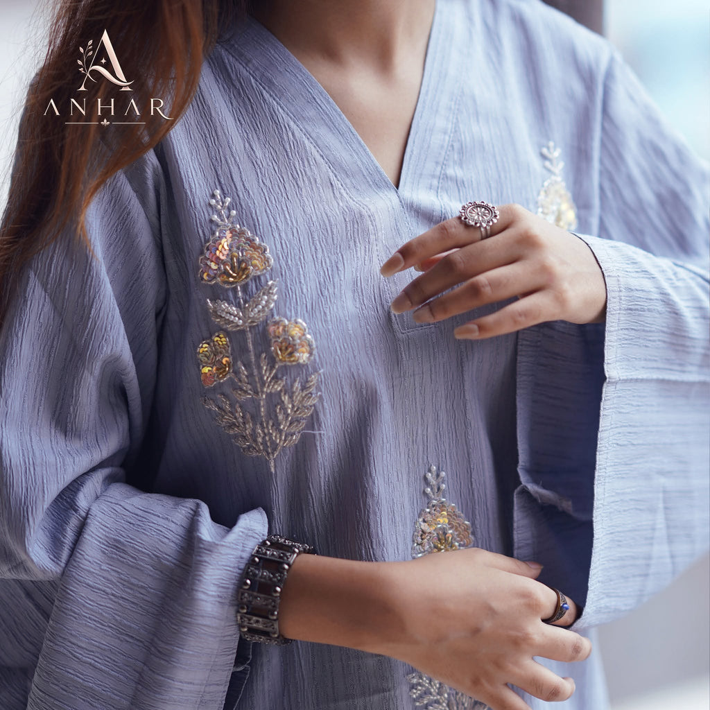 Neelanjona Premium Handwork  2-Piece - Lavender