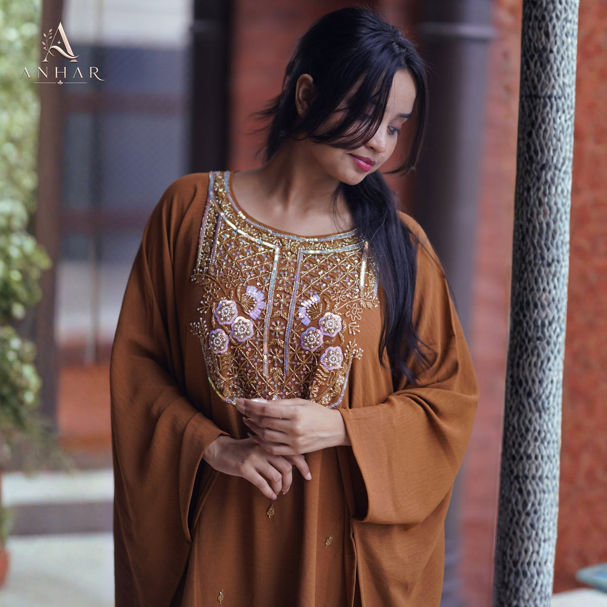 Meghbela Premium Handwork Kaftan